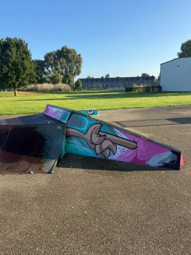 Foto 5 van 5 bij het verslag van Graffiti op skatebaan park Rosendael
